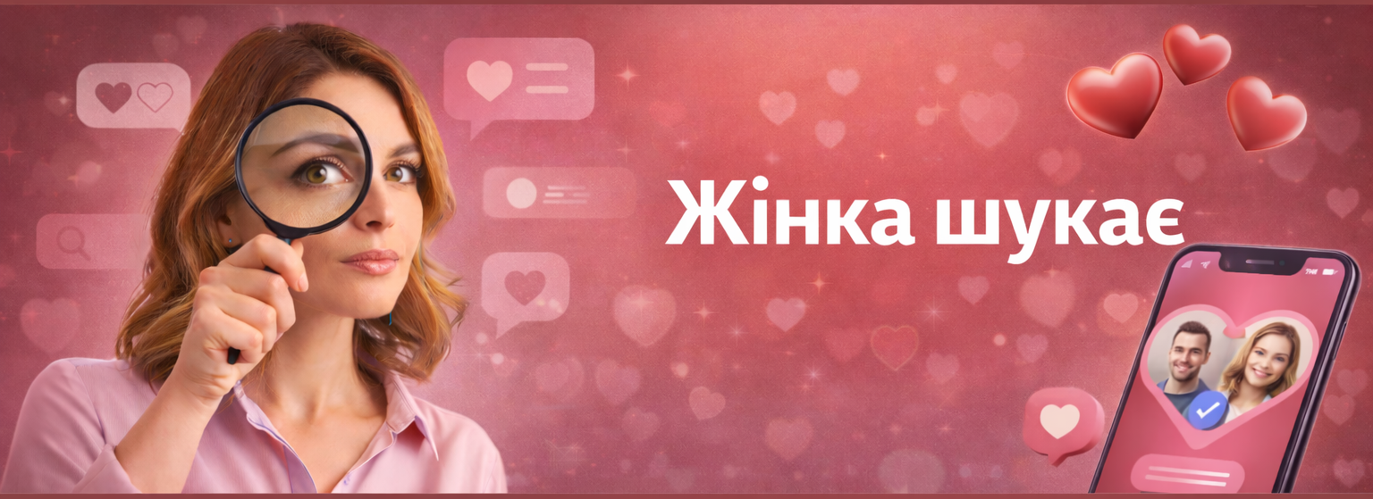 жінка шукає